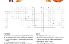 Super Teacher Worksheets Thanksgiving Crossword Super Teacher Worksheets Thanksgiving Crossword