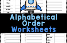 Printable Alphabetical Order Worksheets Printable Alphabetical Order Worksheets
