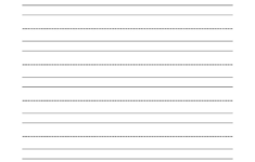 Free Printable Blank Writing Practice Worksheet | Free Printable Blank Handwriting Worksheets