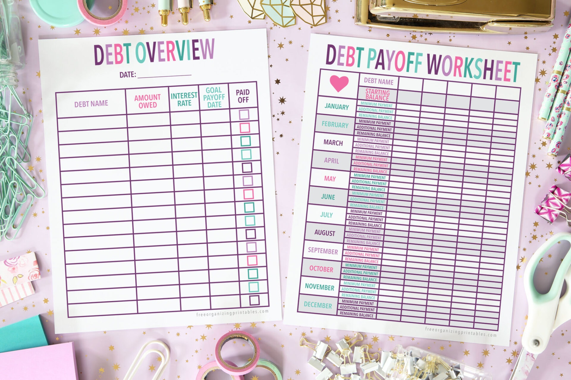 free printable debt payoff planner free organizing printables free printable debt payoff worksheet Free Printable Debt Payoff Planner | Free Organizing Printables | Free Printable Debt Payoff Worksheet