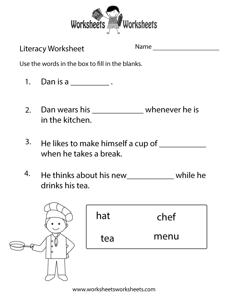 Free Printable Fun Literacy Worksheet - Worksheets Library | Free Printable Literacy Worksheets For Adults