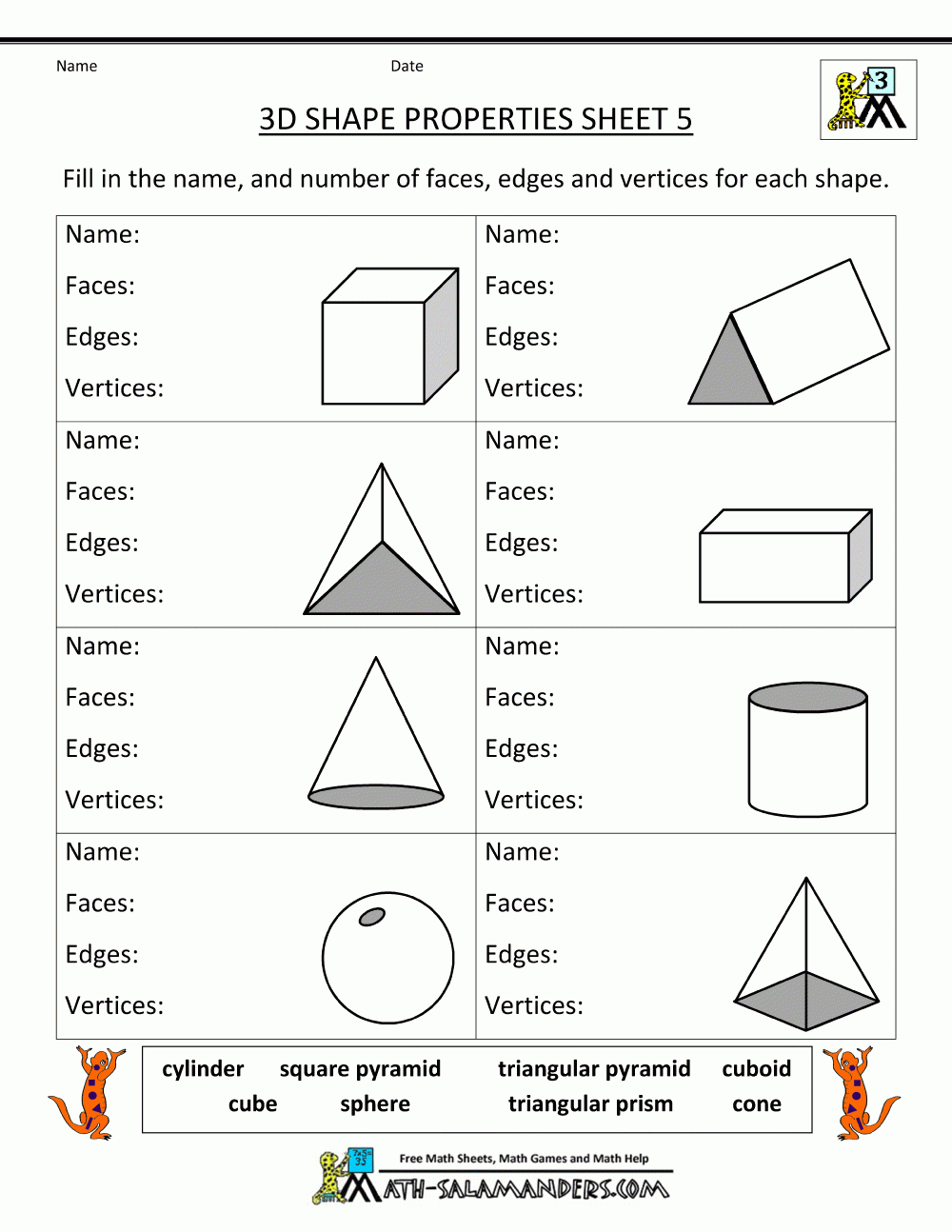 Free Printable Geometry Worksheets 3Rd Grade | Geometry Worksheets | Free Printable Geometry Worksheets For 3Rd Grade