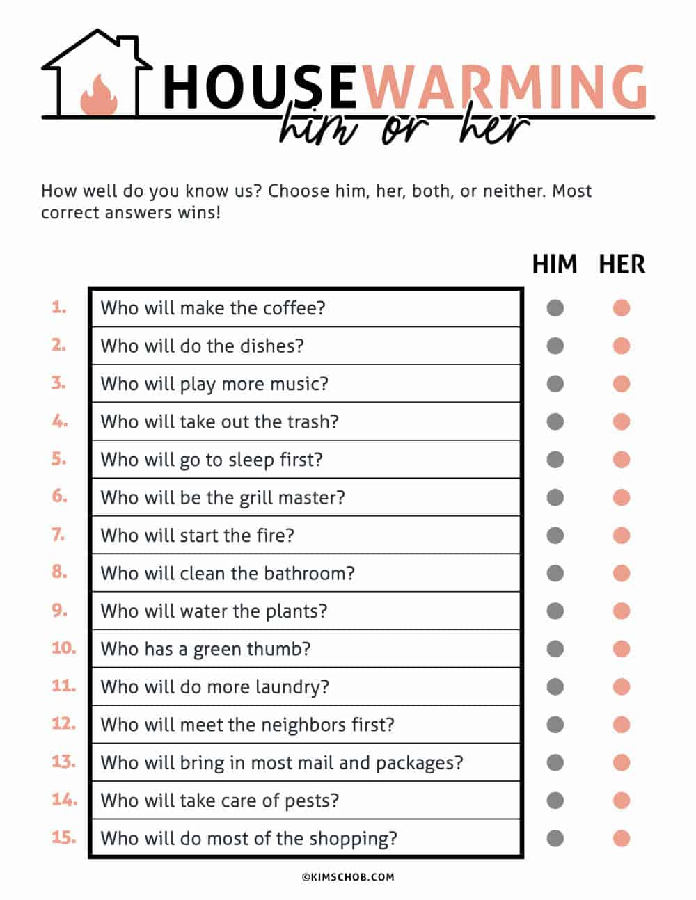 free printable housewarming games kim schob printable housewarming worksheets 1 Free Printable Housewarming Games - Kim Schob | Printable Housewarming Worksheets