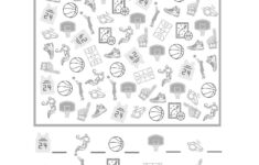 Free Printable – I Spy Challenge – Basketball Edition | Basketball Printable Worksheets