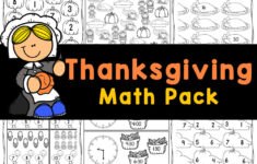 Thanksgiving Math Worksheets Free Printable