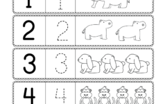 Free Printable Preschool Numbers Worksheet | Number Printable Worksheets For Kindergarten