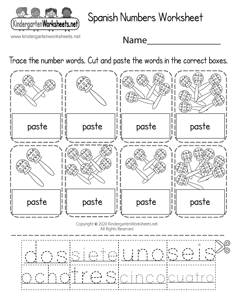 free printable spanish numbers worksheet free printable spanish worksheets Free Printable Spanish Numbers Worksheet | Free Printable Spanish Worksheets