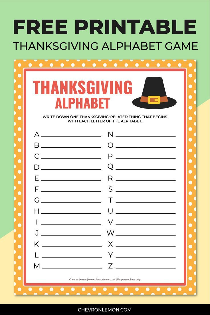 free printable thanksgiving alphabet game pinterest thanksgiving worksheets Free Printable Thanksgiving Alphabet Game | Pinterest Thanksgiving Worksheets