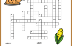 Free Printable Thanksgiving Crossword | Thanksgiving Crossword Puzzle Worksheet