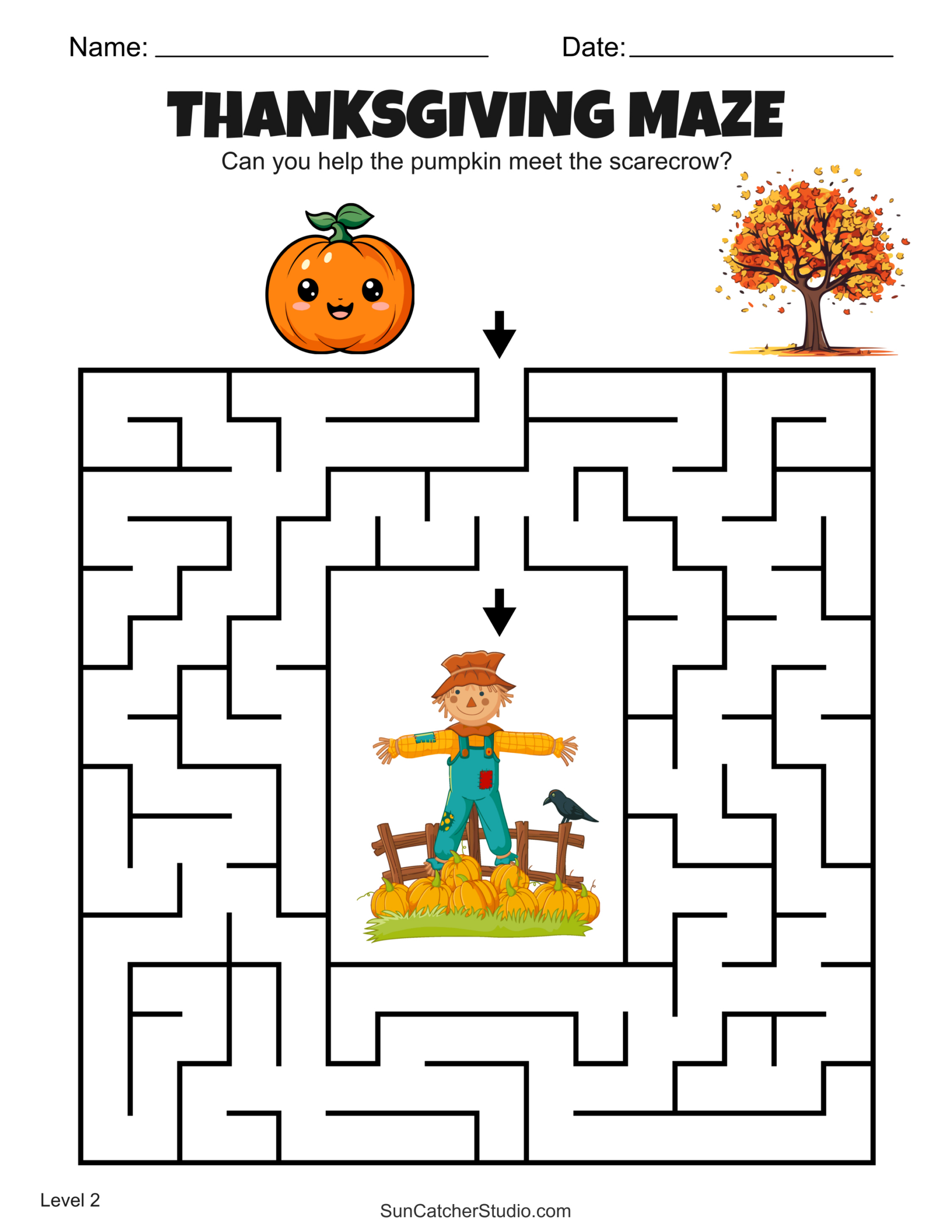 Free Printable Thanksgiving Maze Worksheets And Puzzles – Free | Thanksgiving Maze Worksheets