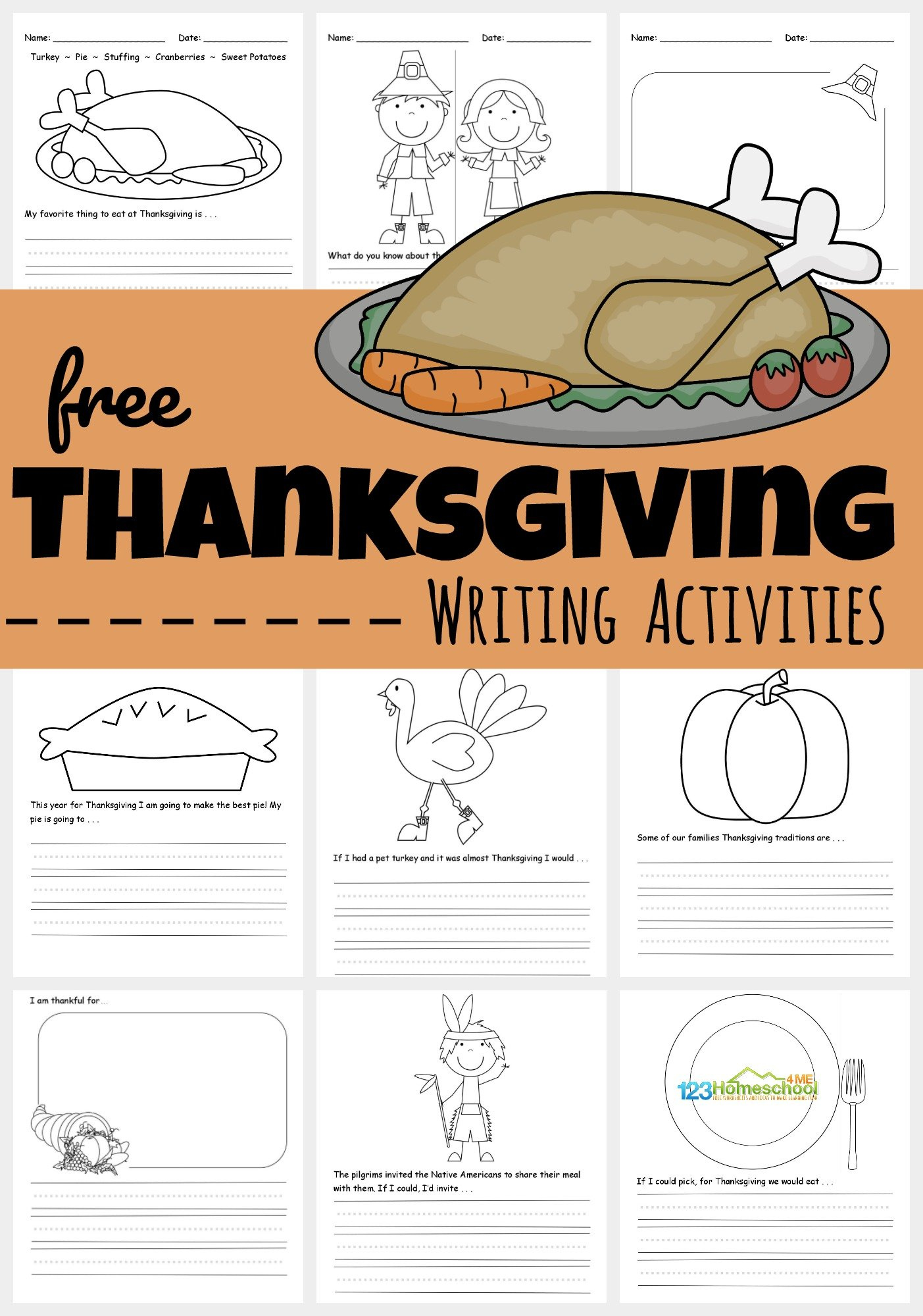 free printable thanksgiving writing activities tpt free thanksgiving worksheets Free Printable Thanksgiving Writing Activities | Tpt Free Thanksgiving Worksheets