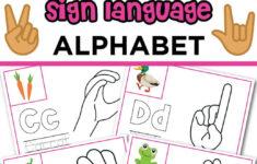 Sign Language Alphabet Printable Worksheets Sign Language Alphabet Printable Worksheets