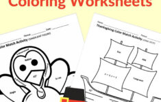 Free Thanksgiving Math Coloring Worksheets ⋆ Prealgebracoach | Pre-Algebra Thanksgiving Worksheets
