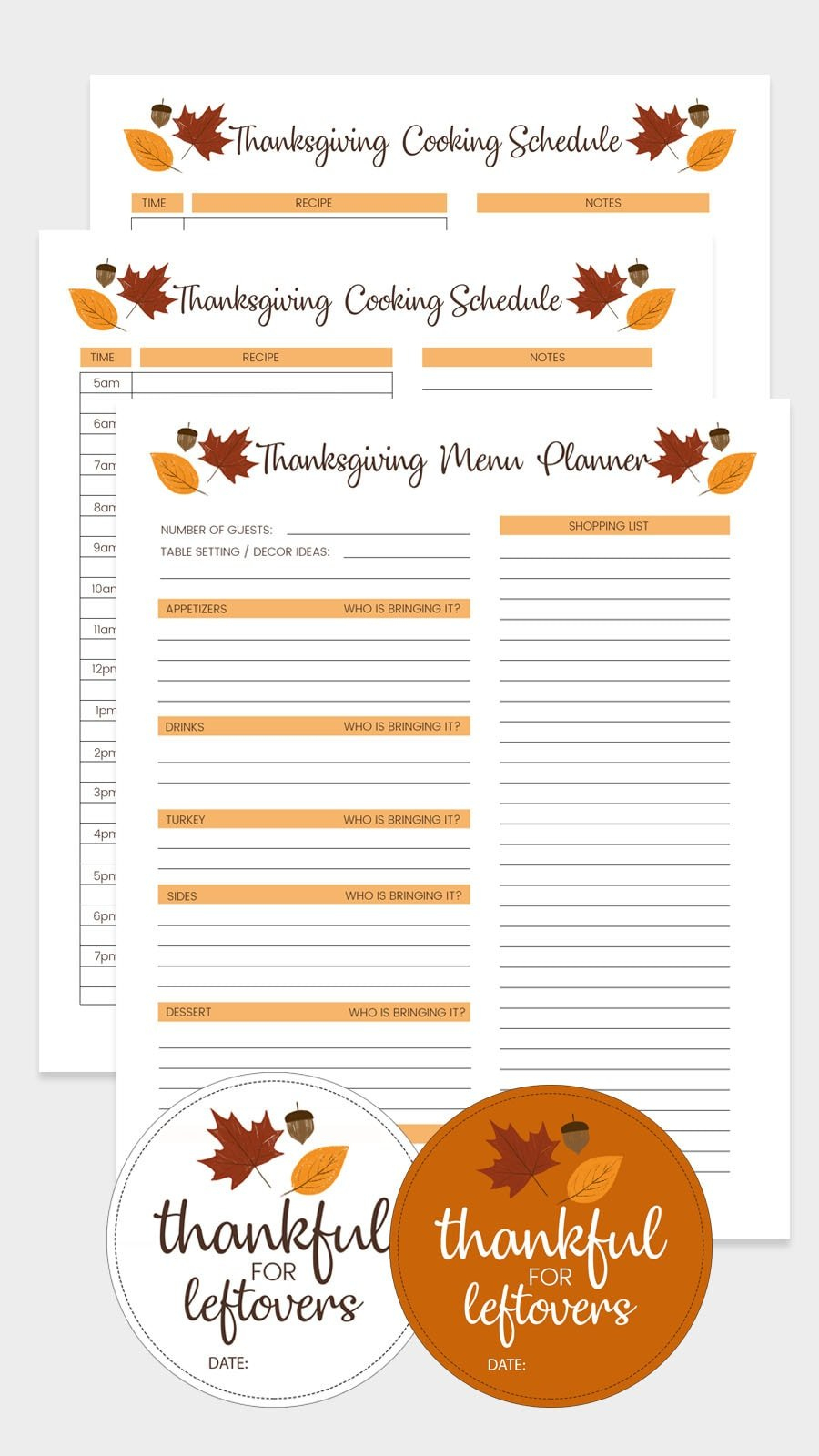 Free Thanksgiving Menu Template, Schedule + Tags | Lil&amp;#039; Luna | Thanksgiving Menu Worksheet