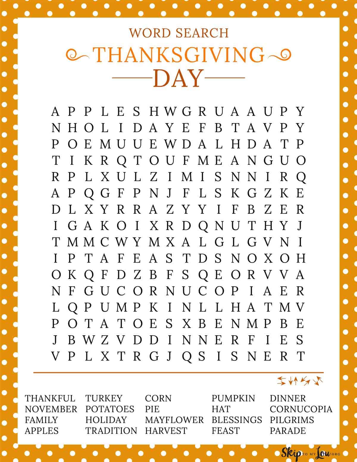 Free Thanksgiving Printables. | Skip To My Lou - Worksheets Library | Thanksgiving Worksheets For Adults