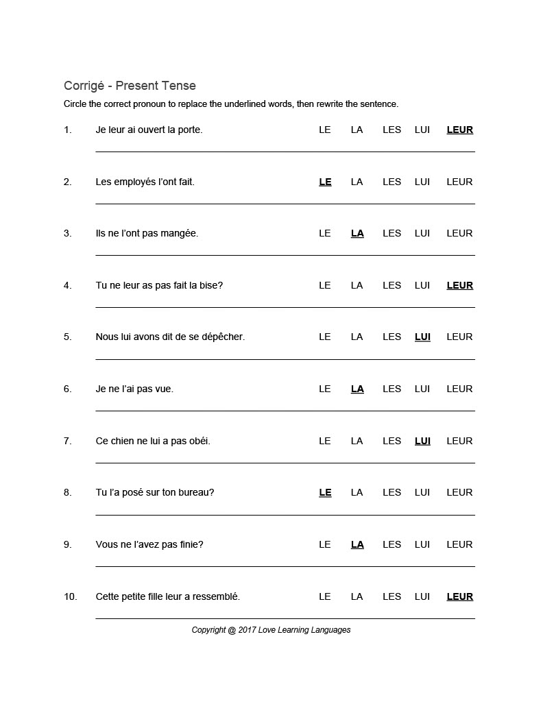 french direct and indirect object pronouns worksheets cod et coi french direct and indirect object pronouns printable worksheet French Direct And Indirect Object Pronouns Worksheets - Cod Et Coi | French Direct And Indirect Object Pronouns Printable Worksheet