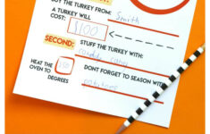 How To Cook A Thanksgiving Turkey Worksheet