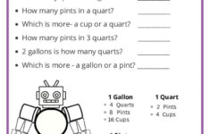Gallon Man - Printable Chart And Activities | Gallon Man Printable Worksheet