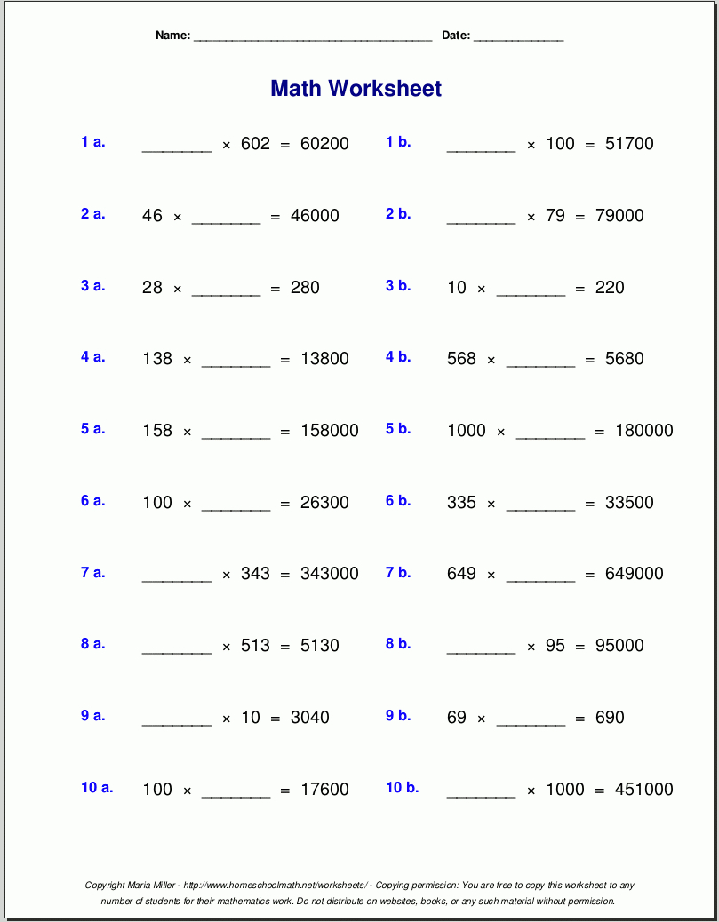 grade 5 multiplication worksheets printable multiplication worksheets for grade 5 1 Grade 5 Multiplication Worksheets | Printable Multiplication Worksheets For Grade 5