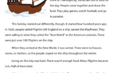 Thanksgiving History Worksheets Thanksgiving History Worksheets