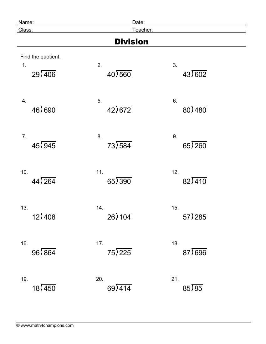 grade 6 long division worksheets free printable math practice long division worksheets grade 6 printable Grade 6 Long Division Worksheets | Free Printable Math Practice | Long Division Worksheets Grade 6 Printable