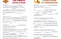 Grammar Practice With Thanksgiving Printables — Shurley English Blog | Thanksgiving Grammar Worksheets Free