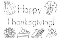 Happy Thanksgiving Worksheets For Preschoolers! ⋆ The Hollydog Blog | Happy Thanksgiving Worksheets