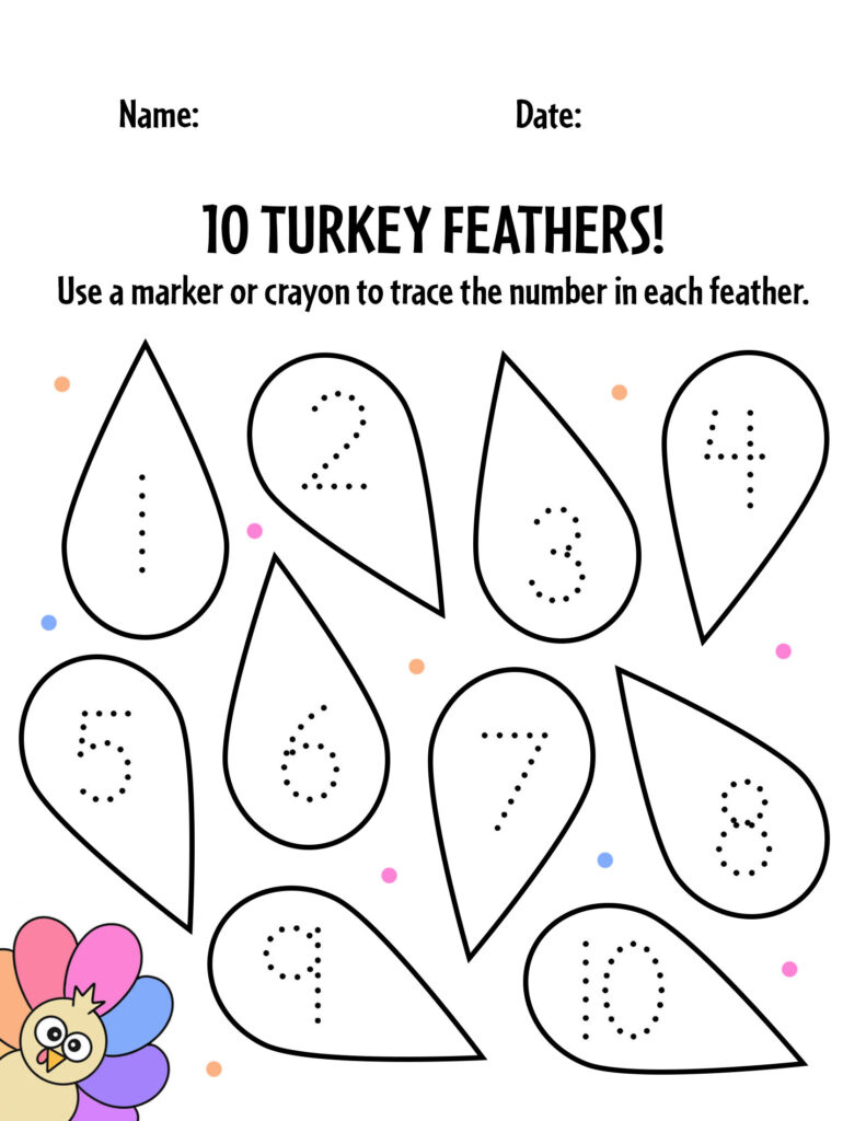Happy Thanksgiving Worksheets For Preschoolers! ⋆ The Hollydog Blog | Thanksgiving Art Worksheets