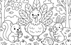 Coloring Worksheets For Thanksgiving