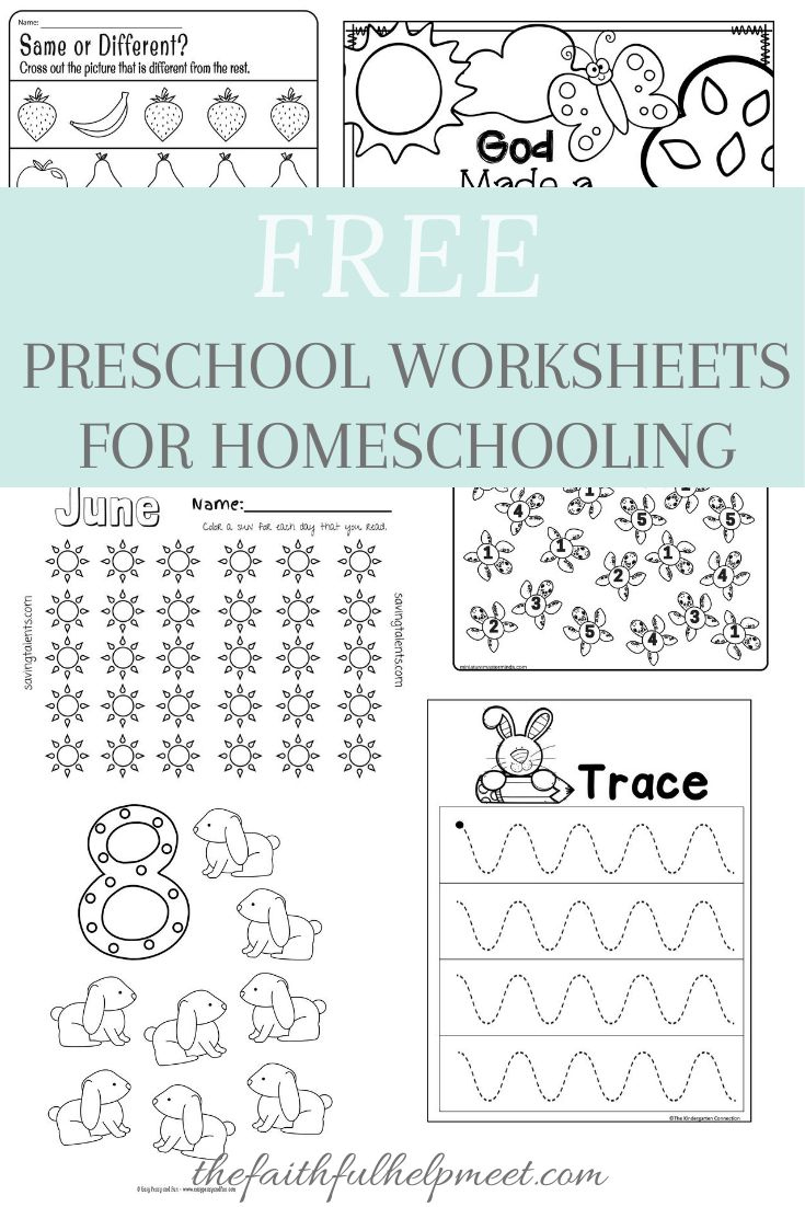 Homeschool Preschool Worksheets, Free Preschool Printables | Homeschool Preschool Worksheets And Printables