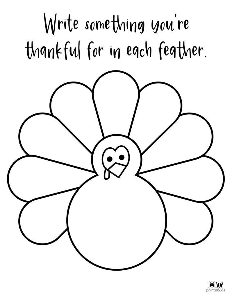 I Am Thankful For&amp;#039; Printables - 10 Unique Worksheets | Printabulls | Thanksgiving What Are You Thankful For Worksheet