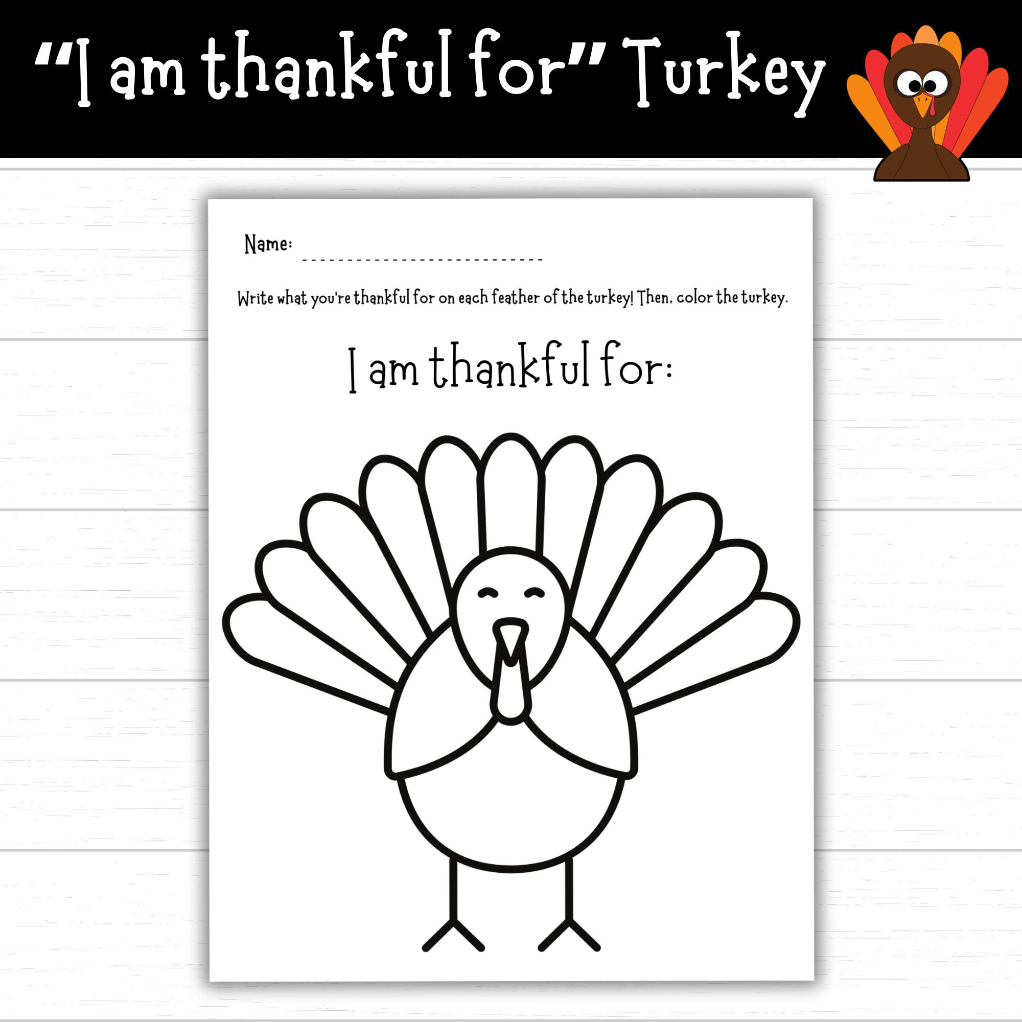 i am thankful for turkey thanksgiving turkey for kids printable turkey thanksgiving worksheet I Am Thankful For Turkey, Thanksgiving Turkey For Kids, Printable | Turkey Thanksgiving Worksheet