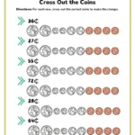 Identifying And Sorting Change Worksheets | Free Printable Making Change Worksheets