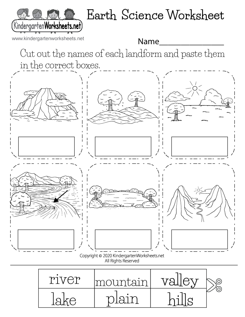 Landforms Earth Science Worksheet - Free Printable, Digital, &amp;amp; Pdf | Landform Printable Worksheets