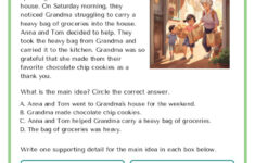 Free Printable Main Idea Worksheets Free Printable Main Idea Worksheets