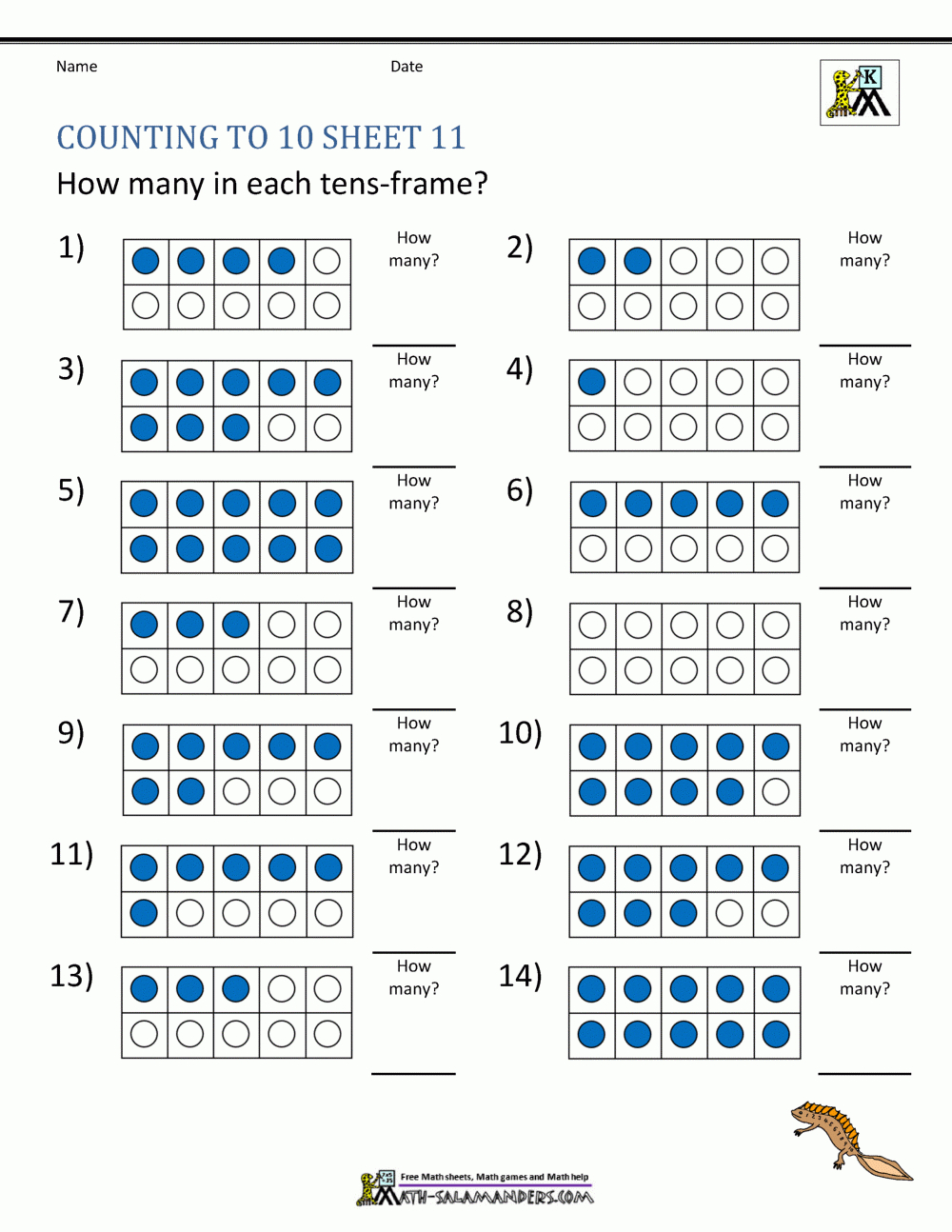 math salamanders free kindergarten counting to 10 worksheets free printable counting worksheets 1 10 Math Salamanders Free Kindergarten Counting To 10 Worksheets. | Free Printable Counting Worksheets 1 10