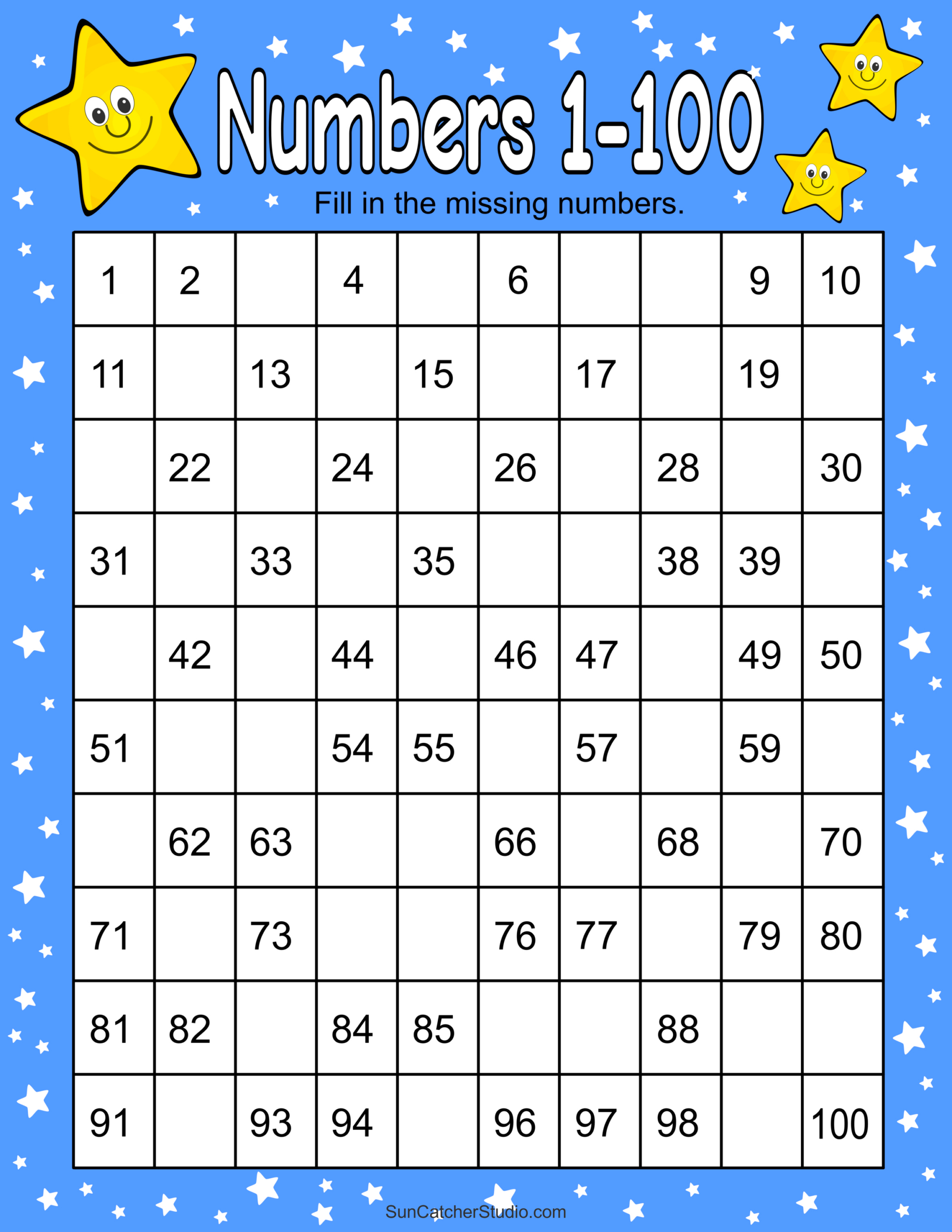 missing numbers worksheets fill in the missing numbers free free printable number worksheets 1 100 scaled Missing Numbers Worksheets (Fill In The Missing Numbers) – Free | Free Printable Number Worksheets 1 100