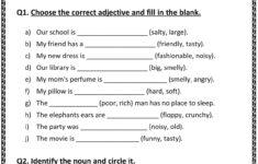 Nouns, Verbs, Adjectives - Skoolon - Worksheets Library | Free Printable Worksheets On Nouns Verbs Adjectives