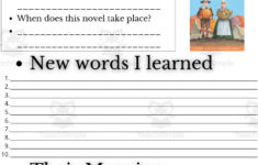Novel Study - Thanksgiving On Thursday - Magic Tree Houseteach | Thanksgiving On Thursday Worksheets