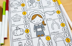 November Worksheets For Kindergarten: Easy To Prep Thanksgiving | Thanksgiving Syllable Worksheets