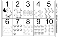 Free Printable Counting Worksheets 1 10