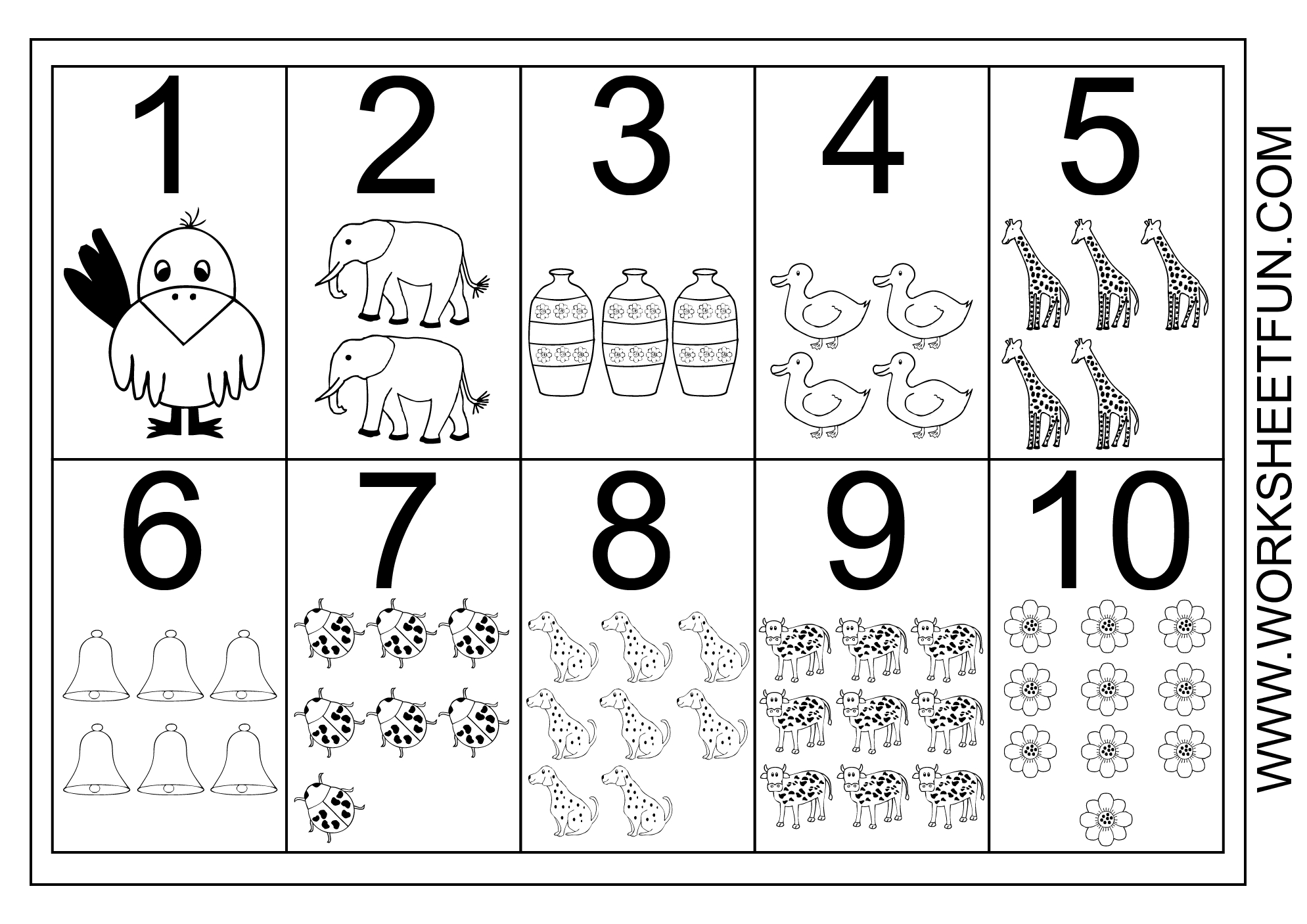 number chart 1 10 free printable worksheets worksheets library free printable counting worksheets 1 10 Number Chart 1-10 | Free Printable Worksheets - Worksheets Library | Free Printable Counting Worksheets 1 10