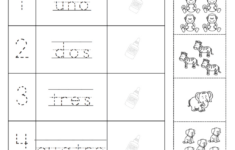 Numbers In Spanish Worksheet Printable