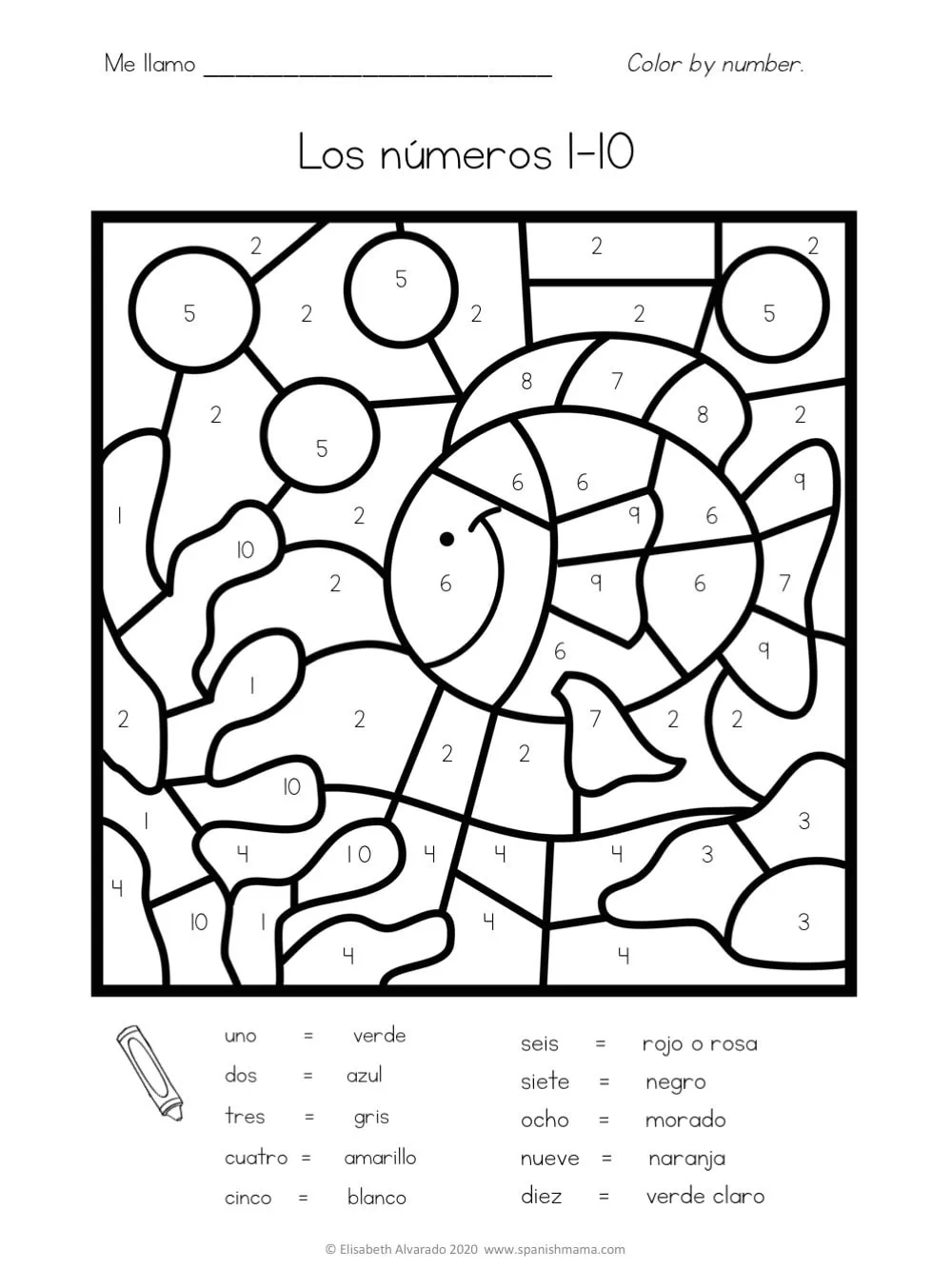 Numbers In Spanish Worksheets And How To Count 1-1000 | Numbers In Spanish Worksheet Printable