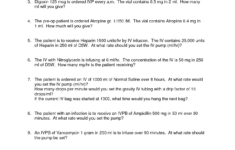 Nursing Math Worksheet Printables