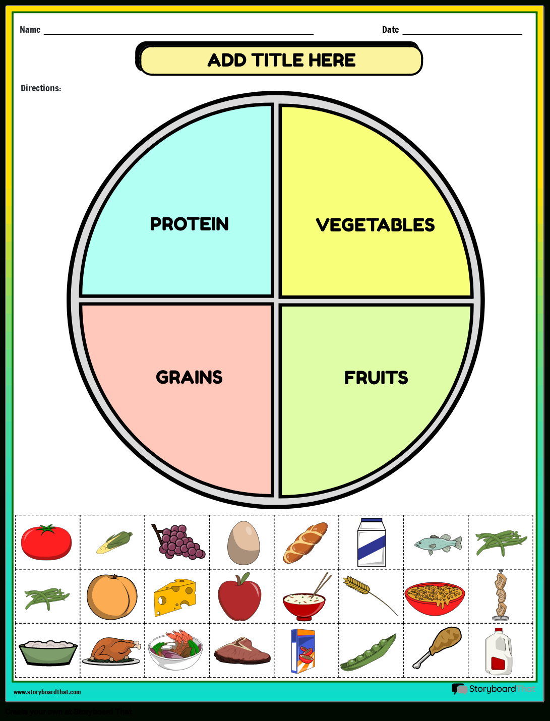 Nutrition Worksheets: Free Printable Ideas And Templates | Free Printable Nutrition Worksheets For Adults