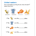 Ordinal Numbers Worksheet For Preschool | Planetspin.in | Printable Ordinal Numbers Worksheets For Preschoolers