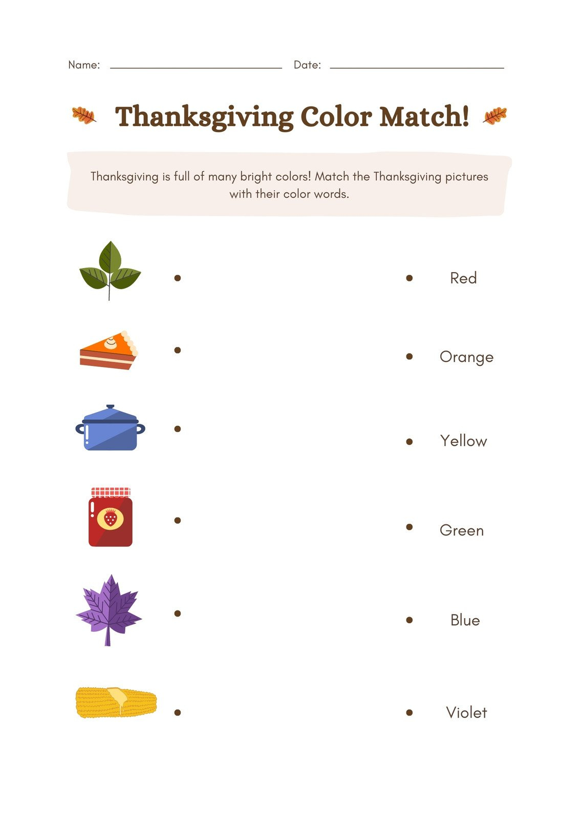 page 2 free printable thanksgiving worksheet templates canva thanksgiving matching worksheet Page 2 - Free Printable Thanksgiving Worksheet Templates | Canva | Thanksgiving Matching Worksheet