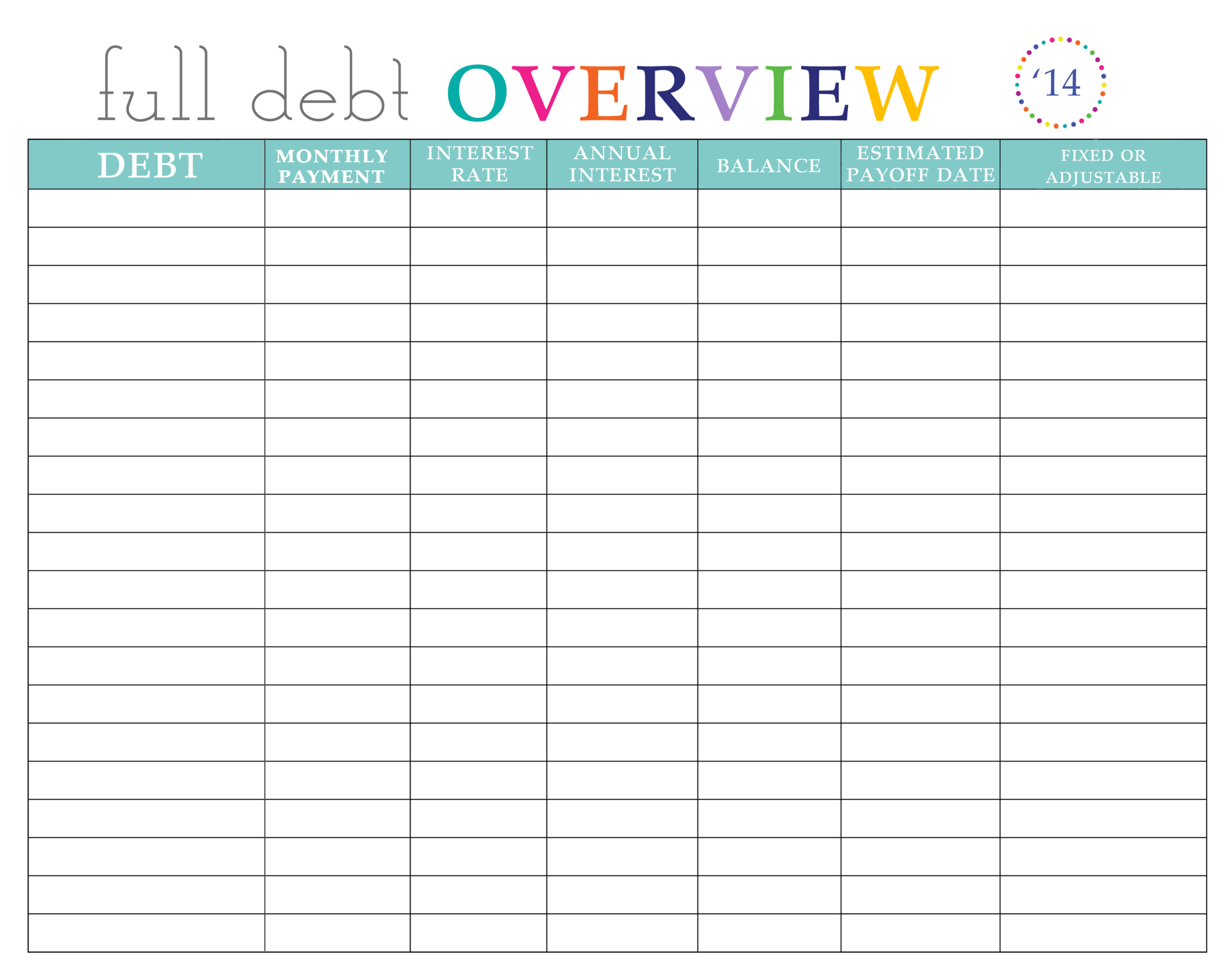 paying off debt worksheets free printable debt payoff worksheet scaled Paying Off Debt Worksheets | Free Printable Debt Payoff Worksheet