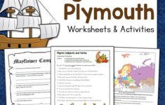 Pilgrims At Plymouth Thanksgiving Worksheets For 2Nd-5Th Graders | Thanksgiving Worksheet 5Th Grade